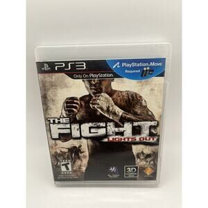 The Fight Lights Out Sony Playstation 3 PS3 ~ Complete! - TESTED